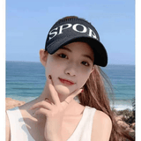 Women's Breathable Topless Sun Visor Hat - Outdoor Ladies Baseball Cap
