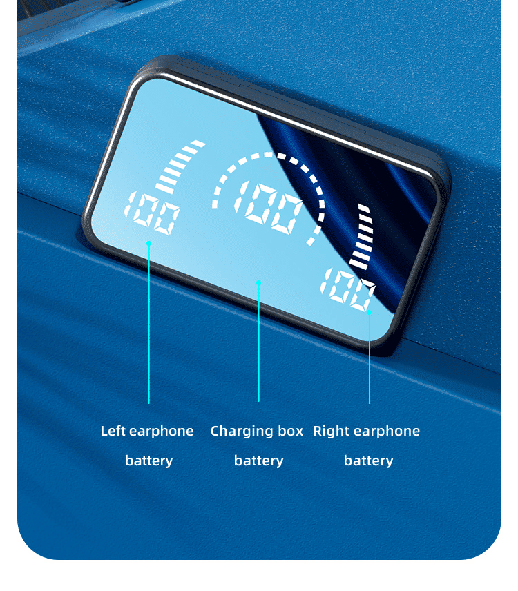 VEDO S20 Wireless TWS Bluetooth Earbuds: Digital Display, Sports, Waterproof, Touch Control
