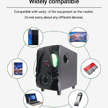 Tagwood LS-421H 2.1CH 6000W PMPO Bluetooth Subwoofer Speaker System