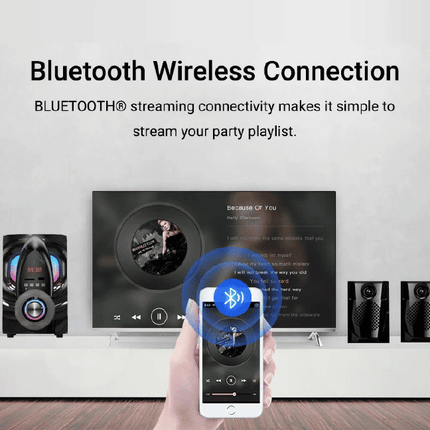 Tagwood LS-421H 2.1CH 6000W PMPO Bluetooth Subwoofer Speaker System