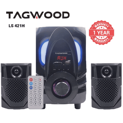 Tagwood LS-421H 2.1CH 6000W PMPO Bluetooth Subwoofer Speaker System