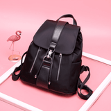 Fashion Women's PU Leather Backpack Handbag - Flat Bottom School & Travel Bag
