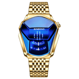 BINBOND Men's Fashion Quartz Watch Large Dial Locomotive Business Style