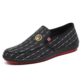 Men's Lightweight Canvas Loafers: Breathable, Soft Sole Casual Walking Sports Shoes