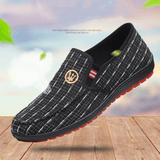 Men's Lightweight Canvas Loafers: Breathable, Soft Sole Casual Walking Sports Shoes