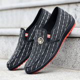 Men's Lightweight Canvas Loafers: Breathable, Soft Sole Casual Walking Sports Shoes