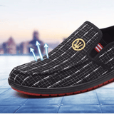 Men's Lightweight Canvas Loafers: Breathable, Soft Sole Casual Walking Sports Shoes