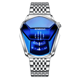 BINBOND Men's Fashion Quartz Watch Large Dial Locomotive Business Style