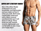 SXCHEN 4-Pack Men's Ultra-Soft Stretch Boxer Briefs | Breathable Plus Size Underwear