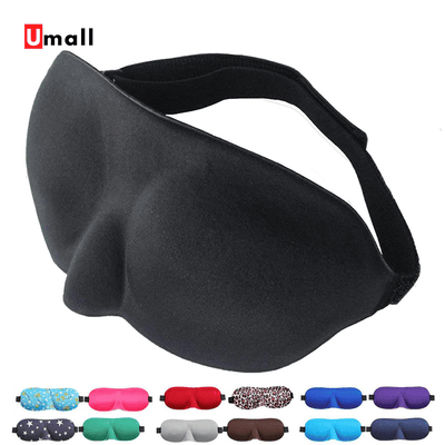 3D Sleeping Eye Mask Soft Portable Travel Blindfold