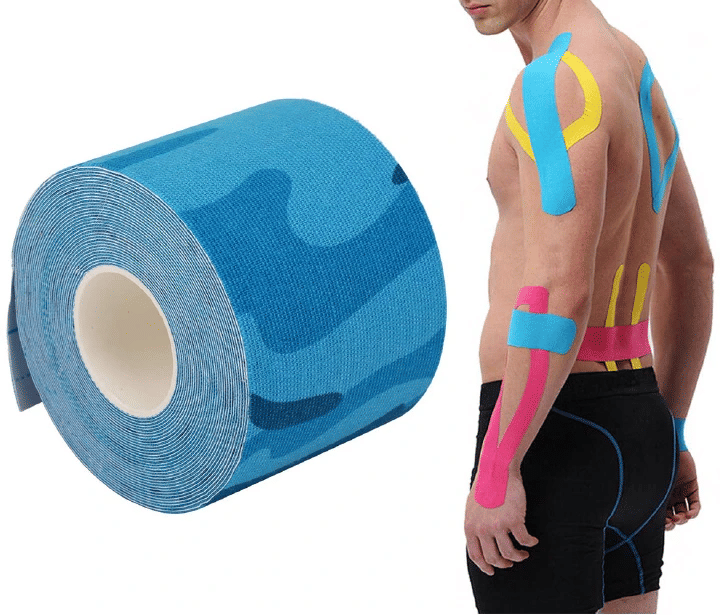 5 Metres Marine Camouflage Kinesiology Tape Breathable Elastic Sports Muscle Roll for Knee Ankle Elbow