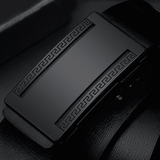 Men's Automatic Buckle PU Leather Belt - Toothless High-Quality Strap for Casual & Business