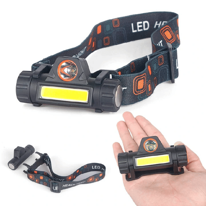 Rechargeable LED Headlamp Super Bright Headlight for Camping Fishing Outdoor