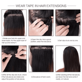 Fashion Africa 12pc Clip-In Body Wave Hair Extensions, 26-Inch Synthetic Fiber
