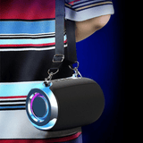 High-Power Portable Bluetooth Speaker: Surround Stereo, Subwoofer Bass, Plugin Card