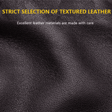 Premium Men's Short Leather Wallet - Credit ID Card Holder Billfold Purse