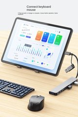 8-in-1 USB C Hub: Fast Charge, SD/TF, Audio, Thunderbolt 3 Dock for MacBook Pro