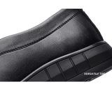 Men's High-Quality Black Leather Loafers: Fashionable Business Casual Driving Shoes