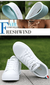Men's Lightweight Breathable Outdoor Casual Running Sneakers - White