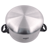 RASHNIK Versatile Aluminum Pressure Cooker & Rice Cooker, Multiple Sizes 5-11L