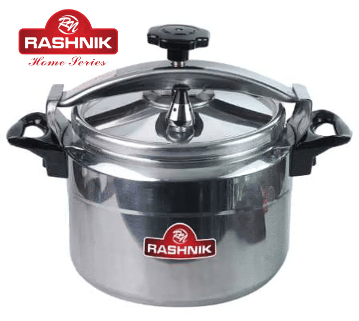 RASHNIK Versatile Aluminum Pressure Cooker & Rice Cooker, Multiple Sizes 5-11L