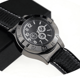 Men's Military USB Rechargeable Flameless Lighter Watch Windproof