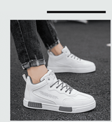 Men's Fashion Waterproof Synthetic Leather Casual Tall Trend Sneakers