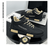 Men's Fashion Waterproof Synthetic Leather Casual Tall Trend Sneakers