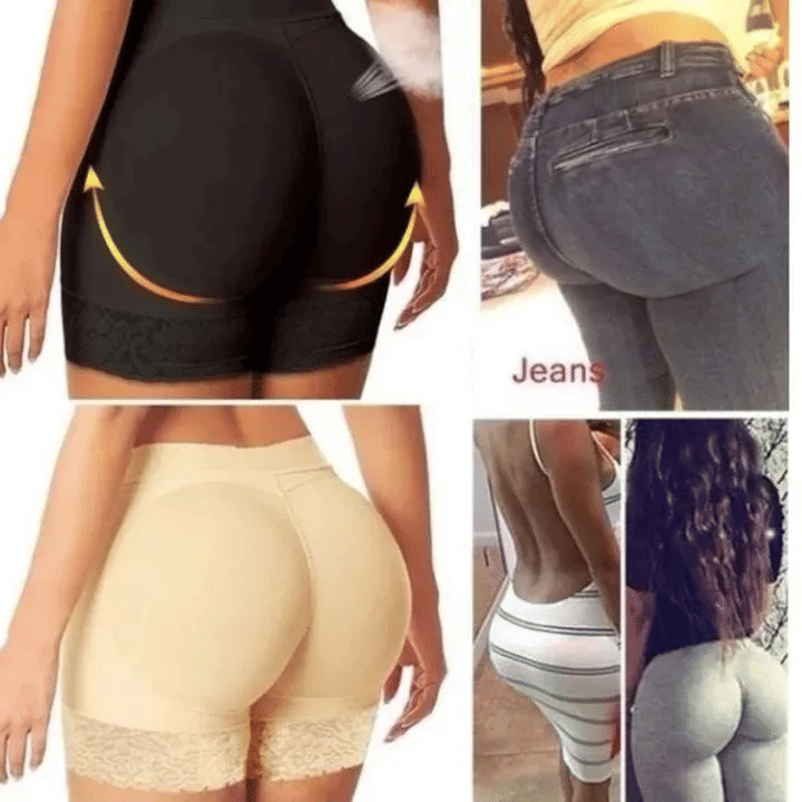 Women's High-Waisted Butt Lifter Shaper Shorts - Seamless Control Underwear Briefs