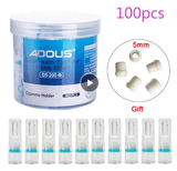 Disposable Cigarette Holder 100-Pack Reduce Tar Filter Smoking Pipe Clear