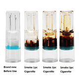 Disposable Cigarette Holder 100-Pack Reduce Tar Filter Smoking Pipe Clear