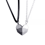 Elegant Couple Heart Initial Choker Necklace Set - Valentine's Day Love Gift