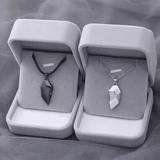 Elegant Couple Heart Initial Choker Necklace Set - Valentine's Day Love Gift