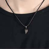 Elegant Couple Heart Initial Choker Necklace Set - Valentine's Day Love Gift