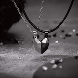 Elegant Couple Heart Initial Choker Necklace Set - Valentine's Day Love Gift