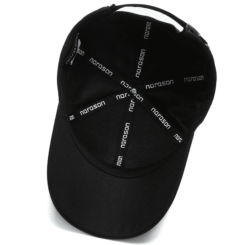 Men's Premium Adjustable Polyester Baseball Cap: Wide Brim, Breathable, Stylish, Outdoor
