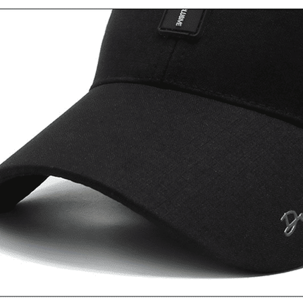 Men's Premium Adjustable Polyester Baseball Cap: Wide Brim, Breathable, Stylish, Outdoor