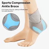 Adjustable Compression Ankle Brace Support Wrap Soft Breathable Ankle Guard for Basketball Football