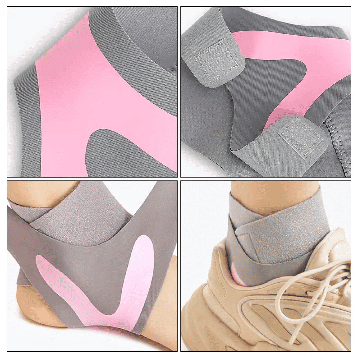 Adjustable Compression Ankle Brace Support Wrap Soft Breathable Ankle Guard for Basketball Football