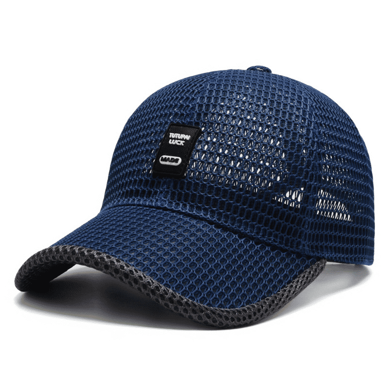Men's Breathable Mesh Baseball Cap: Summer Dad Hat for Outdoor Fishing