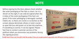 Vitron 32-inch Frameless Smart HD Android 11 TV with Netflix Bluetooth DVB-T2