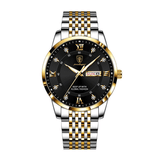 POEDAGAR Men's Waterproof Luminous Quartz Business Watch: Ultra-thin, Calendar, Top Brand