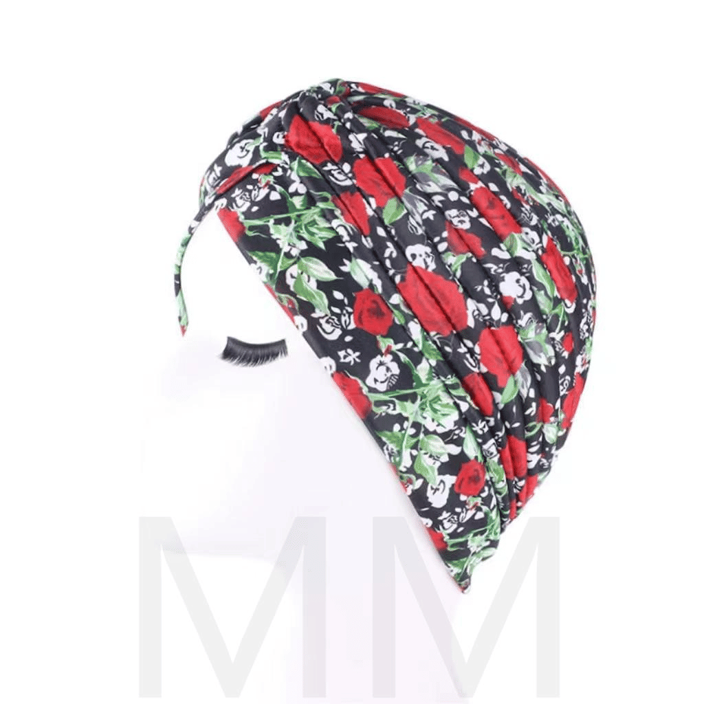 Luxurious Satin Silk Turban Nightcap: Fashionable Headwear for Hair Protection & Yoga