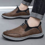 LifeCare Men's Premium Brown Oxfords Artificial Leather Dress Shoes for Business & Casual Wear