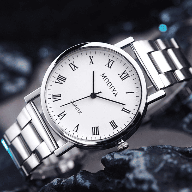 2024 Minimalist Business Quartz Watch with Stainless Steel Band