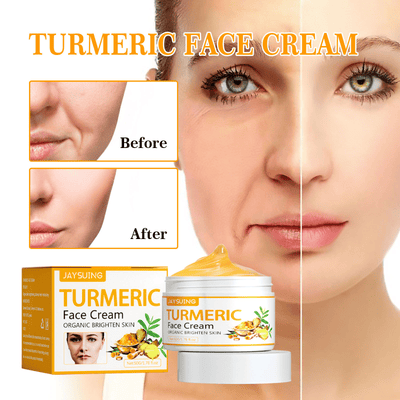 Jaysuing Turmeric Face Cream Anti-Aging Brightening Moisturizing 50ml
