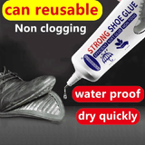 Shoe Glue 2.11oz Waterproof Quick-Drying Adhesive for Professional Repair Translucent