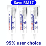 Shoe Glue 2.11oz Waterproof Quick-Drying Adhesive for Professional Repair Translucent