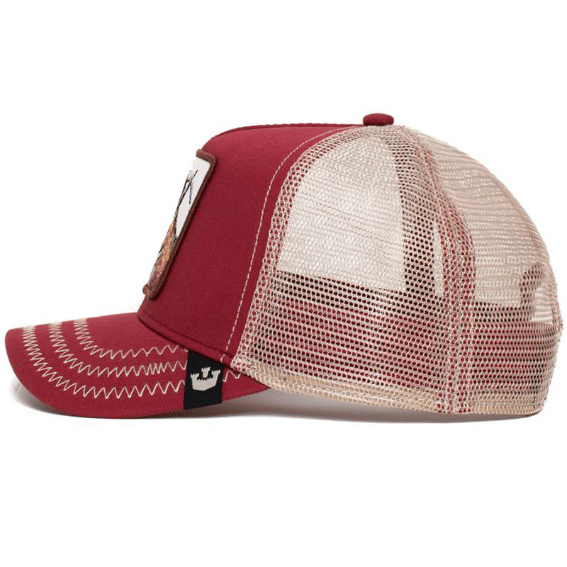 Men's Breathable Mesh Trucker Baseball Cap - Adjustable Snapback for Outdoor Sports