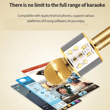 Portable Wireless Bluetooth Karaoke Microphone Speaker for Kids & Family Fun